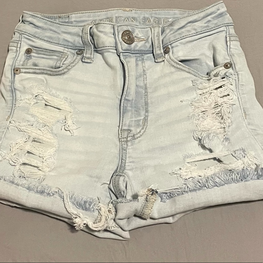 Light Wash American Eagle Outfitters Shorts